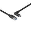 Lindy 1,5 m USB 3.2 Type-A-naar-C-kabel, 90° haaks, 10 Gbit/s