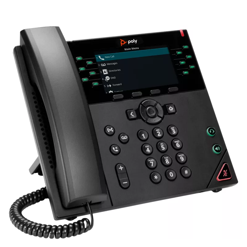 HP Poly VVX 450 12-lijns IP-telefoon en PoE-geschikt