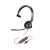 HP Poly Blackwire 3310 Microsoft Teams Certified headset +USB-C/A-adapter TAA