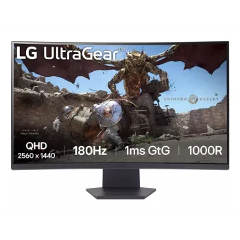 LG 32GS60QC-B Computermonitor 80 cm (31,5 inch) 2560 x 1440 pixels Quad HD zwart