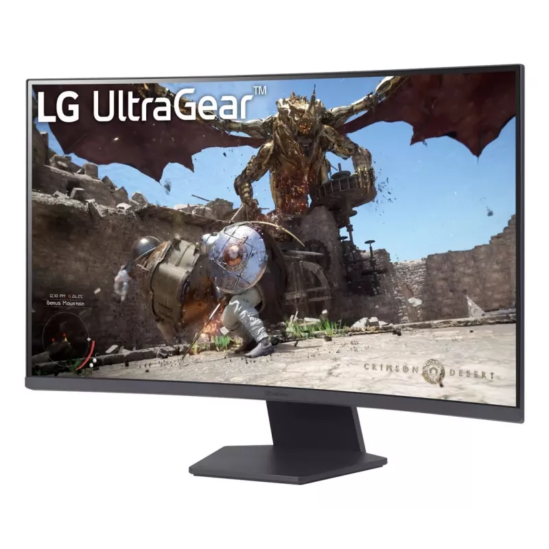 LG 32GS60QC-B Computermonitor 80 cm (31,5 inch) 2560 x 1440 pixels Quad HD zwart
