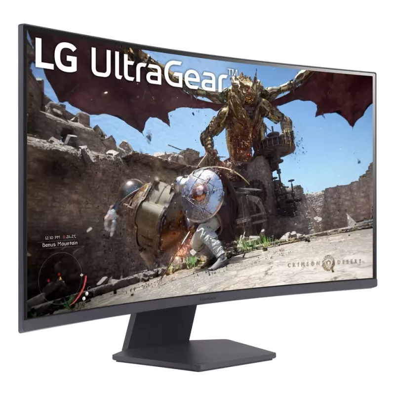 LG 32GS60QC-B Computermonitor 80 cm (31,5 inch) 2560 x 1440 pixels Quad HD zwart