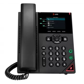 HP Poly VVX 250 4-lijns IP-telefoon en PoE-geschikt, zwart, LCD, 320 x 240 pixels, HTTPS, ENERGY STAR, RoHS, Federal Communications Commission (FCC), CE