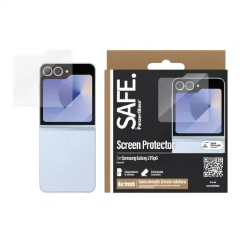 PanzerGlass SAFE. by ® beeldschermbescherming Samsung Galaxy Z Flip6 | Classic Fit