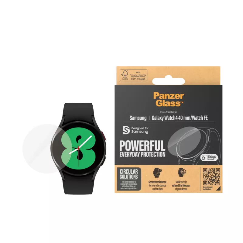 PanzerGlass® displaybeschermingsfolie Samsung Galaxy Watch4 40 mm | Watch FE