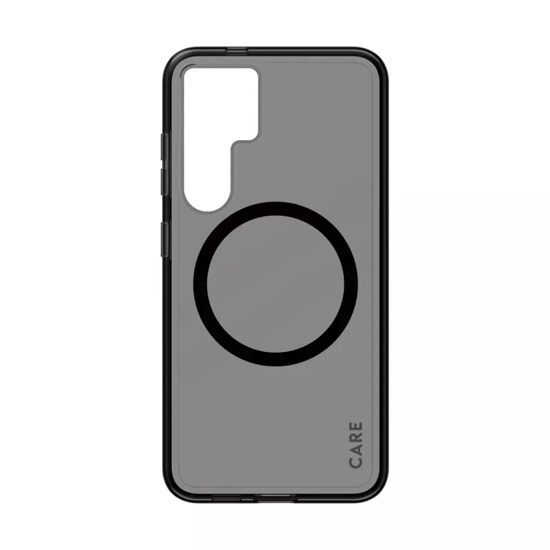 PanzerGlass CARE™ by ® Urban Combat Case Smokey met zwart Qi-compatibel Samsung Galaxy S24