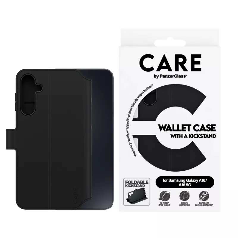 PanzerGlass CARE™ by ® Wallet Case met standaard Samsung Galaxy A16 4G | A16 5G
