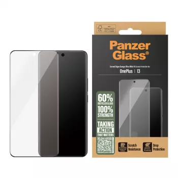 PanzerGlass displaybeschermingsfolie OnePlus 13 Ultra-Wide Fit krasvast stootvast