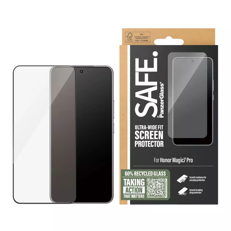 Beeldschermbescherming PanzerGlass Honor Magic7 Pro Ultra-Wide Fit krasvast stootvast