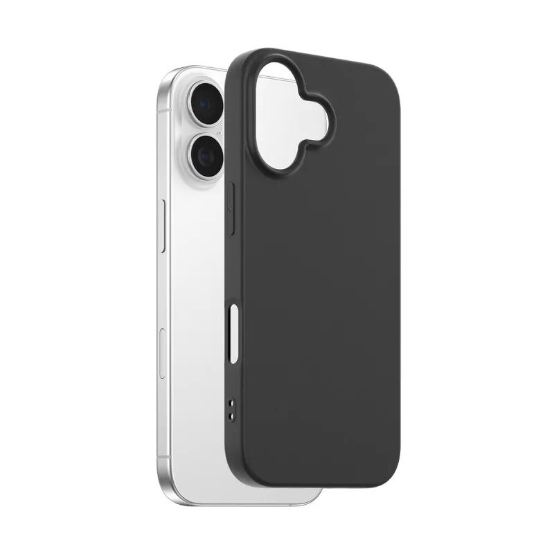 TPU-hoes PanzerGlass SAFE. voor iPhone 17 — zwart, schokabsorberende beschermhoes