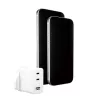 PanzerGlass empower™ by ® Turbo 70W meervoudige oplader incl. 2 x USB-C + USB-A | UK-stekker | zilverwit