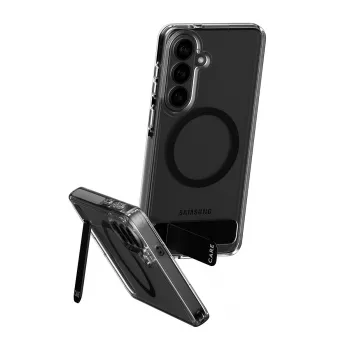 PanzerGlass CARE™ by ® hoes transparant met zwarte kickstand & Qi Samsung Galaxy S26+