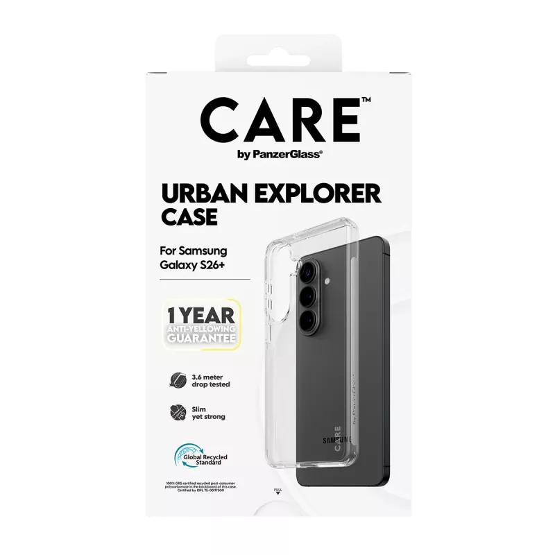 PanzerGlass CARE™ by ® Urban Explorer hoesje transparant Samsung Galaxy S26+