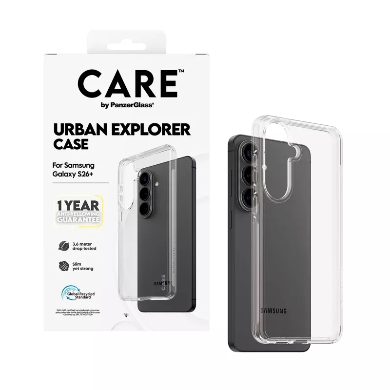 PanzerGlass CARE™ by ® Urban Explorer hoesje transparant Samsung Galaxy S26+