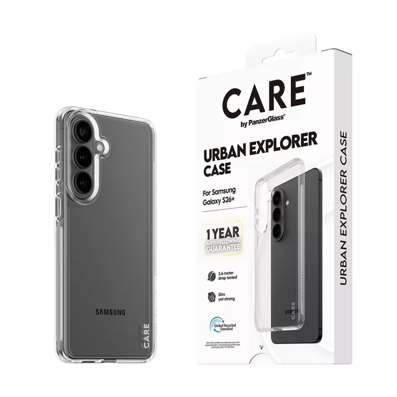 PanzerGlass CARE™ by ® Urban Explorer hoesje transparant Samsung Galaxy S26+