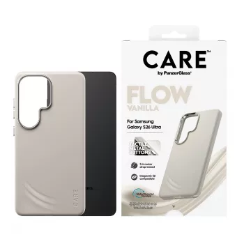 PanzerGlass CARE™ by ® Flow Case Vanilla met Qi Samsung Galaxy S26 Ultra