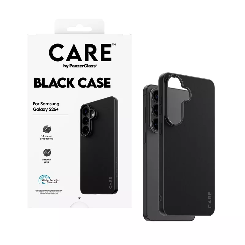 TPU-hoesje voor Samsung Galaxy S26+ van PanzerGlass CARE™ – zwart