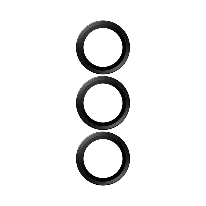 Camerabescherming PanzerGlass Hoops Ceramic II voor Samsung Galaxy S26 / S26+, gehard glas, siliconen, transparant