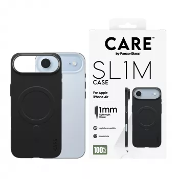 Beschermhoes PanzerGlass CARE SL1M met MagSafe voor Apple iPhone Air, zwart
