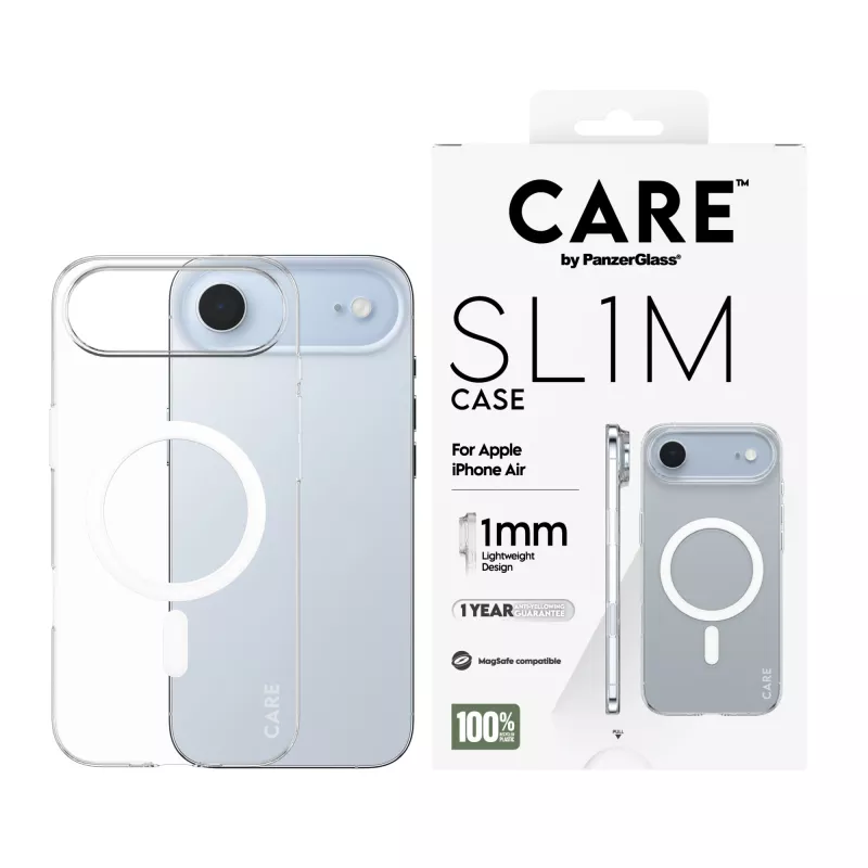 PanzerGlass CARE SL1M hoesje transparant met MagSafe voor Apple iPhone Air