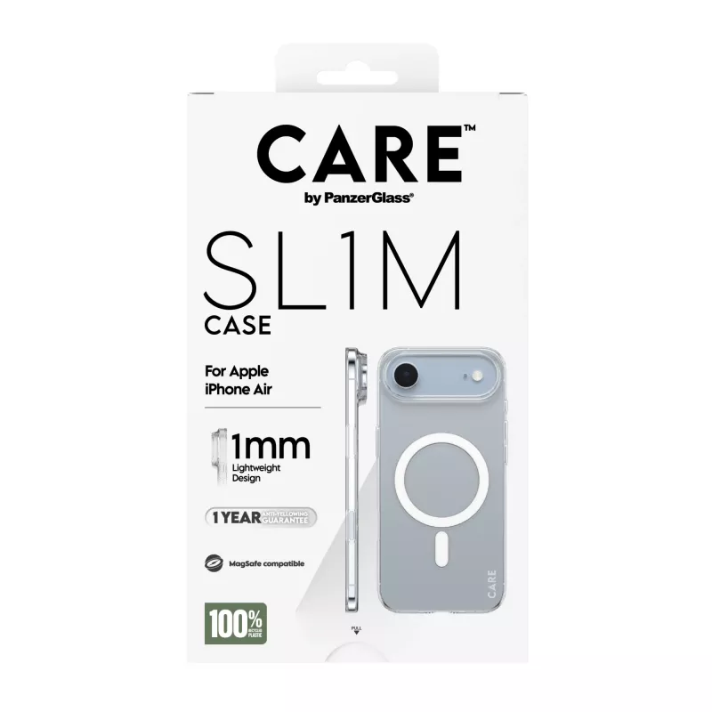 PanzerGlass CARE SL1M hoesje transparant met MagSafe voor Apple iPhone Air