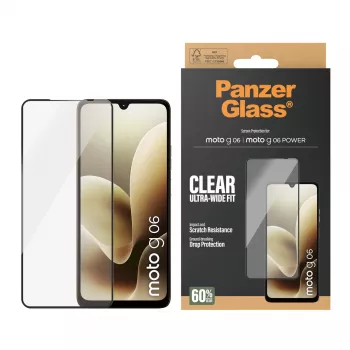 PanzerGlass® schermbeschermfolie Motorola Moto G06 | Moto G06 POWER | Ultra-Wide Fit