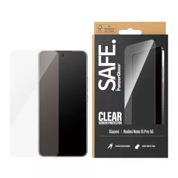 PanzerGlass SAFE. by ® schermbescherming Xiaomi Redmi Note 15 Pro 5G | Ultra-Wide Fit