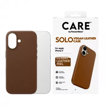 Beschermhoes PanzerGlass CARE Solo voor iPhone 17, bruin