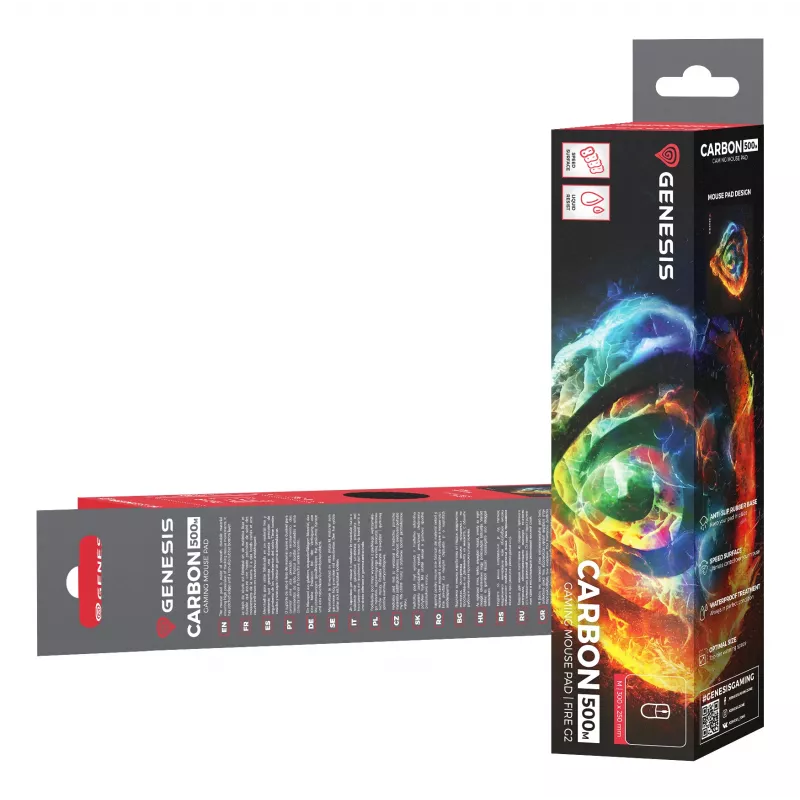 GENESIS Carbon 500 M Fire G2 gaming-muismat meerkleurig
