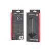 Hoofdtelefoonstandaard GENESIS NGM-2232 ABS aluminium TPU zwart grijs