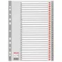 Esselte index 1-31 PP A4 grijs, numeriek register, polypropyleen (PP), A4, 225 mm, 297 mm, 1 stuk