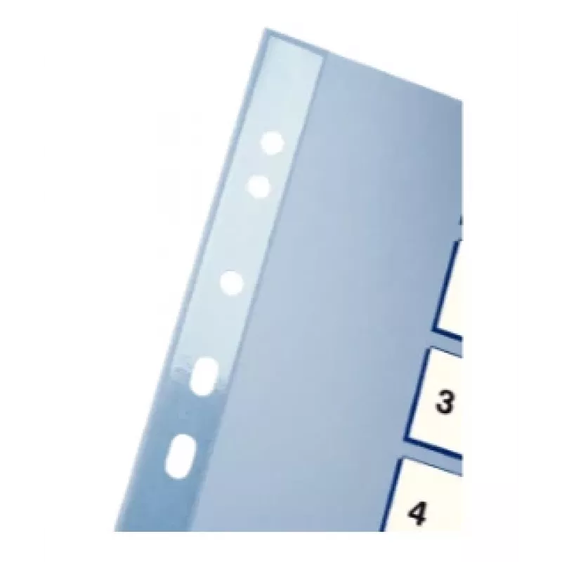 Esselte index 1-10 PP A4 wit, numeriek register, polypropyleen (PP), blauw, wit, staand, A4, 0,12 mm