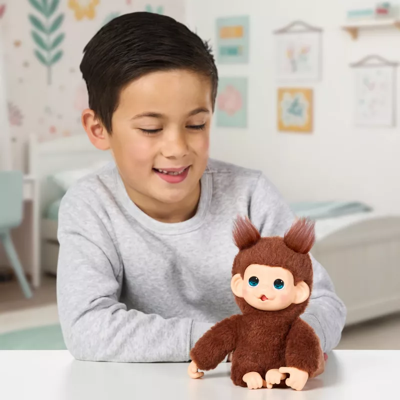 Moose Toys Little Live Pets My Baby Monkey 'Chikki Cherry', jongen/meisje, 2 jaar, met geluid