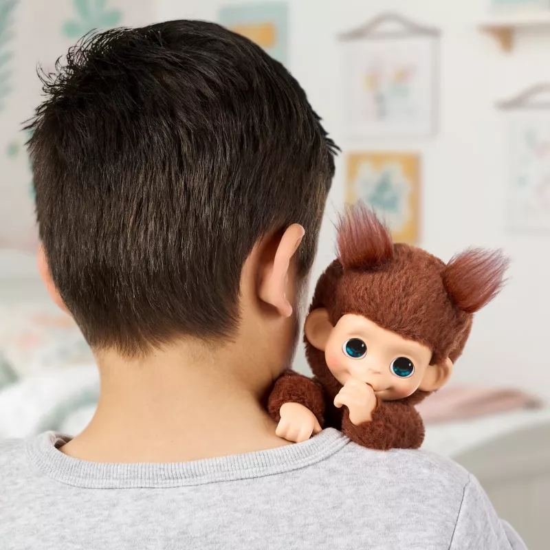 Moose Toys Little Live Pets My Baby Monkey 'Chikki Cherry', jongen/meisje, 2 jaar, met geluid