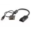 Vertiv Avocent MPUIQ-VMCDV KVM-interfaceadapter DVI, USB 2.0 zwart