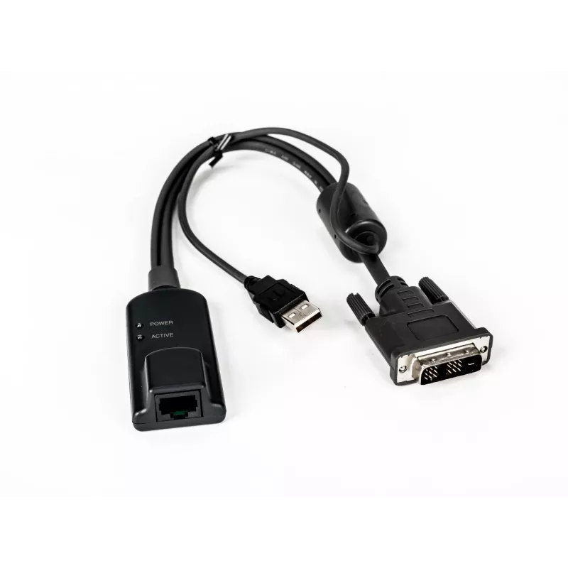 Vertiv Avocent MPUIQ-VMCDV KVM-interfaceadapter DVI, USB 2.0 zwart