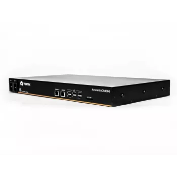 Vertiv Avocent 8-poorts ACS 8000 met dubbele wisselstroomvoeding en analoog modem - ACS8008MDAC-404