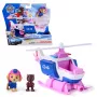 PAW Patrol: Search & Rescue, Skye reddingshelikopter met 2 figuren, helden-helikopterspeelgoed met terugtrekfunctie, kinderspeelgoed voor jongens & meisjes vanaf 3 jaar