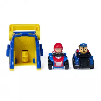 PAW Patrol Chase Pup Squad lanceerders met Ryder-voertuig 2-pack, kinderspeelgoed voor jongens en meisjes vanaf 3 jaar