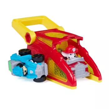 PAW Patrol Marshall Pup Squad lanceerders met Rex-voertuig 2-pack, kinderspeelgoed voor jongens en meisjes vanaf 3 jaar