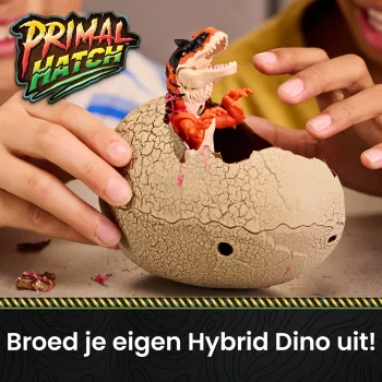 Primal Hatch Hybrid Hatchers speelgoed-dinosaurus & ei, mysterieuze mini-dino-creatuur, kinderspeelgoed voor jongens & meisjes vanaf 5 jaar, uitvoeringen kunnen variëren