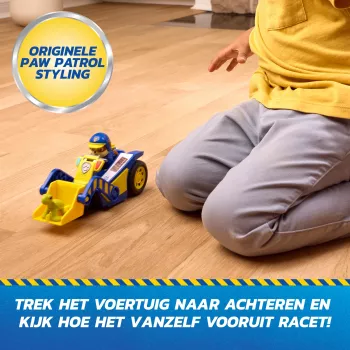 PAW Patrol: Search & Rescue, Rubble Rescue bulldozer voertuig met 2 figuren, politieauto-speelgoed met terugtrekactie, kinderspeelgoed voor jongens & meisjes vanaf 3 jaar