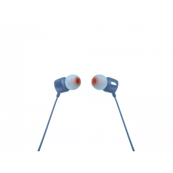 JBL Tune 110 BLUE, bedraad, 20 - 20000 Hz, muziek, headset, blauw