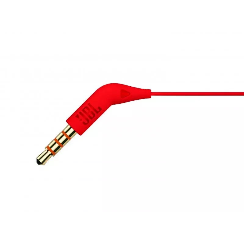 JBL T110 headset bedraad in-ear gesprekken/muziek rood