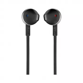 JBL Tune 205 zwart, bedraad, 20 - 20000 Hz, gesprekken/muziek, 14,3 g, headset, zwart