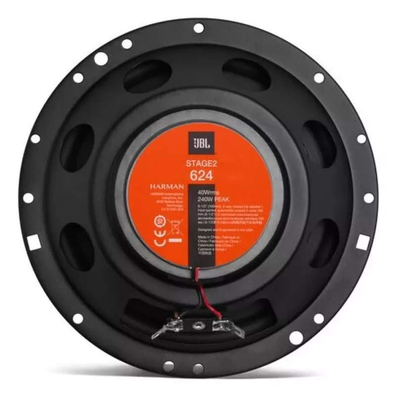 JBL Stage2 624 autoluidspreker rond 2-weg 240 W 2 stuks