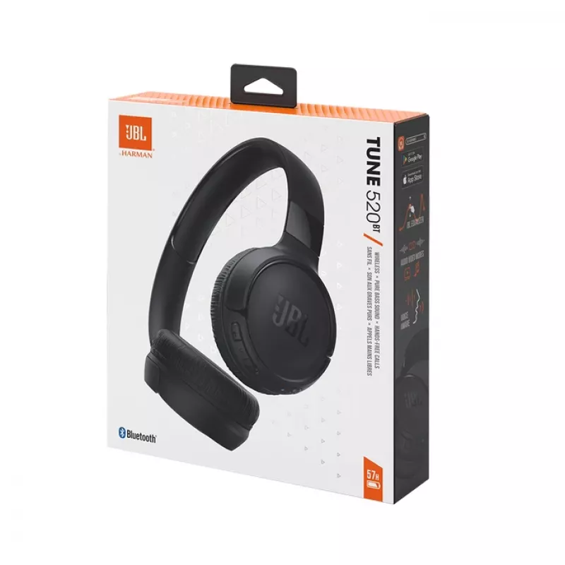 JBL Tune 520 BT headset draadloos hoofdband gesprekken/muziek USB Type-C Bluetooth zwart