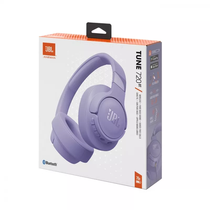 JBL Tune 720BT headset draadloos hoofdband gesprekken/muziek Bluetooth paars