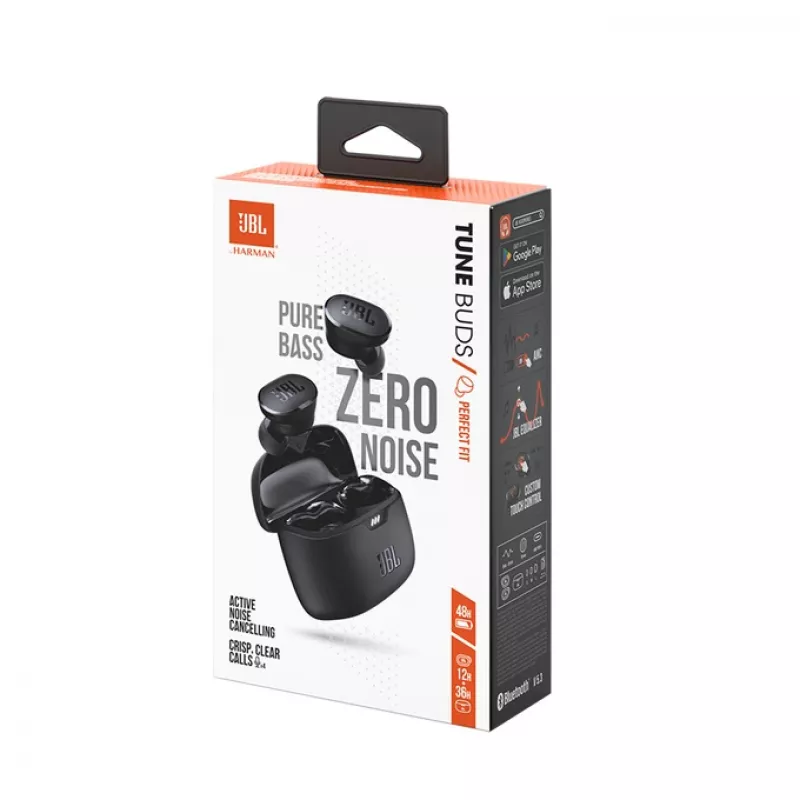JBL Tune Buds headset True Wireless Stereo (TWS) in-ear bellen/muziek Bluetooth zwart