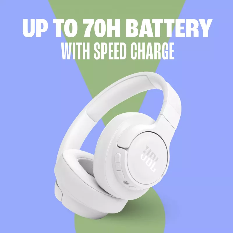 JBL Tune 770NC headset draadloos & bedraad hoofdband bellen/muziek USB Type-C Bluetooth wit